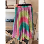 NWT CELIA B Almandine Midi Skirt in Sequins Size Large Pink Photo 8