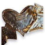 Ultracraft Moon Stars Vintage Galaxy Celestial Crinkle Texture Pin Brooch Gold Photo 3