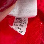 Old Navy Womens Red Gingerbread Man Thermal LS Shirt Size M Holiday Christmas Photo 3