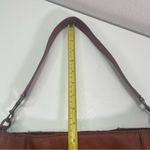 American Leather Co shoulder bag Carmel Brown Side Pockets Boho Classic Cottage Photo 3