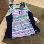 ZeroXposur Tie Dye Tankini Swimsuit Top Plus Photo 3