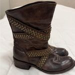 **Five Worlds by Cordani "Sanchez Ville" Studded Boots – Size 9.5B** Brown Photo 0