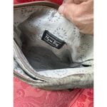 Womens Crossbody Myra Bag with Faux Fur and Patterned Fabric Brown Photo 5