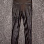 Spanx Black High-Rise Leggings Faux Leather Party Casual Womens S/p Photo 2