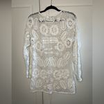 American Vintage Vintage Hand Knit Crochet Cottagecore Sweater Photo 9