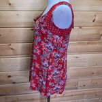 Maurice's  Paisley Bandana Ruffle Lace Sleeveless Blouse X-Small NWT Photo 2