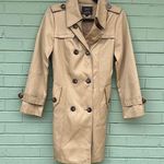 B&S fashion wear woman’s tan trench coat size Large Photo 0