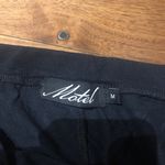 Urban Outfitters  Black Biker Shorts Cut Out Buckle Detail Stretchy Size Medium Photo 1