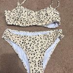 Polka dot bikini set Yellow Photo 0