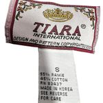 Tiara International NWT  Black Crochet Knit Button Front Cardigan Sweater S Photo 3