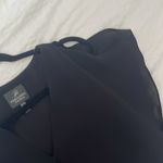 Adrianna Papell  Crepe Back Satin Ruffle Shift Dress Photo 3