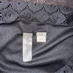 Tacera  Little Black Laced Long Sleeve Keyhole Dress Womens XL Photo 5