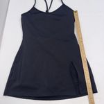 JustFab  Black Preppy Tennis Golf Country Club Athleisure Gym Skort Romper Dress Photo 4