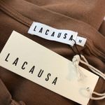 Lacausa Lolo Henley Medium Weight Organic Cotton Jersey Unisex Brown M Photo 6