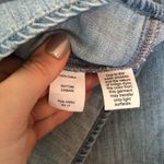 Madewell  Chambray Ruffle Denim Off the Shoulder Top Size M Photo 4