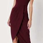 Lulus So Flirty Burgundy One Photo 0