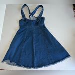 BCBGeneration BCBGenartion Frayed Edge Denim Overall Dress Size: 4 Photo 1