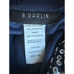 B Darlin B. Darlin Navy Blue Strapless Maxi Jewel design prom dress size 3-4 Photo 11
