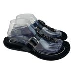 *Abeo Bio system Bling Flip Flop Comfort Sandals Womens 8.5 Black Jewel Summer Photo 3