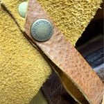 Portland Leather Classic Tote Bag Pebbled Nutmeg w Tassel Charm Brown Photo 6