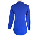 Vila Milano Blazer Jacket Sweater Open M Royal Blue Pockets New Photo 1