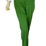 VINTAGE CIRCA 1970'S ALEX COLMAN GREEN FLARE LEG ELASTIC WAIST PANTS (M) Size M Photo 0