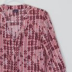 Patagonia Womens Sedum Organic Cotton Pullover Tunic Top Size 8 3/4 Sleeve Boho Photo 2