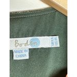 Boden Women's Jodie WH932 Size 8 Green Shift Dress Floral Print Keyhole Back EUC Photo 3