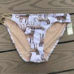Aerie NWT small jungle cat print bikini bottom Photo 0