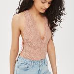 Topshop NWT Lace Plunge Bodysuit 8 Photo 2