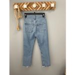 AGOLDE high waisted button fly raw hem jeans Size 24 Photo 1