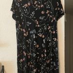 Soma Navy Floral Short Sleeve Sleepshirt Blue Photo 0