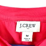 J. Crew size medium pink short sleeve blouse top‎ shirt eyelet sleeves Photo 2