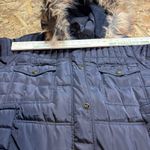 Rocawear Classic Black Long Puffer Coat women's 2X Winter Parka Faux Fur Hooded Photo 14