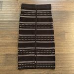 NEW YORK & COMPANY MIDI Pencil Skirt Womens Sz Small Black White Ribbed Stripe Photo 4