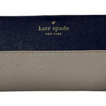 Kate Spade Staci Large Slim Bifold Wallet‎ Purple Womens Leather Photo 0