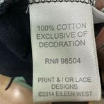 Eileen West Women's Short Sleeve Zipper Front Chemise Night Gown Black Size S Photo 4