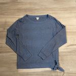 J.Crew J. By  Light Blue Long Sleeve Soft Sweater With Tie On Bottom- Size Small Photo 6