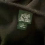 Wild Fable Black V-Neck Sweater with Green Shamrock Photo 1