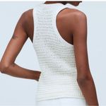 Madewell  Women's top Crochet Open Knit Sweater tank Sz xs Photo 1