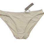 Everlane Bikini Women's Small NWT ReNew Low Bottom White Photo 0