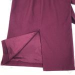 Dress the Population  TIffany Burgundy One Shoulder Midi Dress Cocktail Party New Photo 12