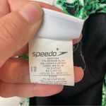 Speedo Vintage One Piece Swimsuit Neon Green Print Size 6 Photo 5