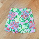 Lilly Pulitzer  Women's Size 10 Callie Ruffle Mini Skirt Resort White Mariposa Photo 1