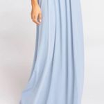 Show Me Your Mumu  June Ruffle-Strap Maxi Dress – Steel Blue, Size S NWT Photo 3
