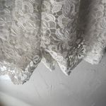 Muse White Lace Overlay Romper Size 2 ‎ Bridal Shower Boho Cottagecore Photo 4