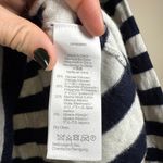 Madewell  Ashbury Kelsey Stripe Mock Neck Sweater Merino Wool Alpaca Blend Photo 3