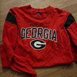 NCAA  Red Georgia Tee with Black Accents Photo 0