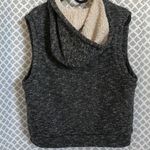 Love Tree gray black hooded cropped zipper vest Photo 1