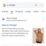 Hem & Thread  Cotton Cropped Top with Eyelet Detail in Mustard Yellow - Size L Photo 6